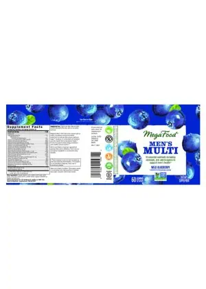 Megafood Gummies - Men's Multi -- men's health, multivitamins - Back