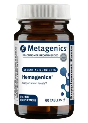 Metagenics Hemagenics(R) -- iron supplement, B vitamins