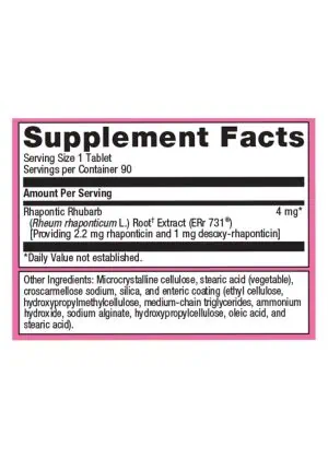 Metagenics HerWellness(TM) Estrovera(R) -- hormone-free supplement, menopause relief. - Back