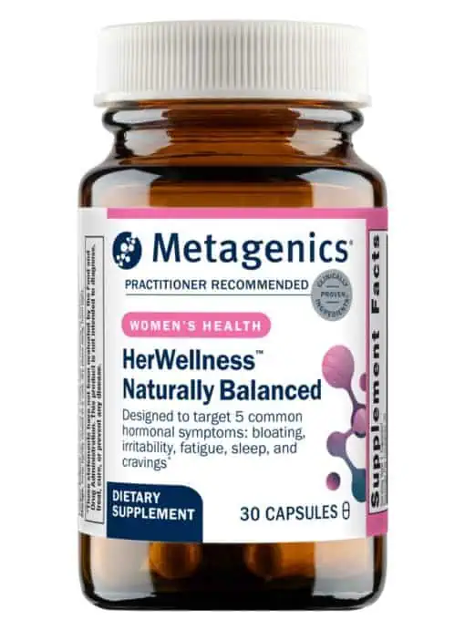 Metagenics HerWellness(TM) Naturally Balanced -- hormone balance, women's health.