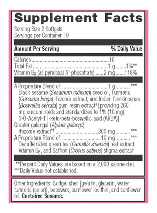 Metagenics HerWellness Rapid Period Relief -- period relief, hormone balance. - Back