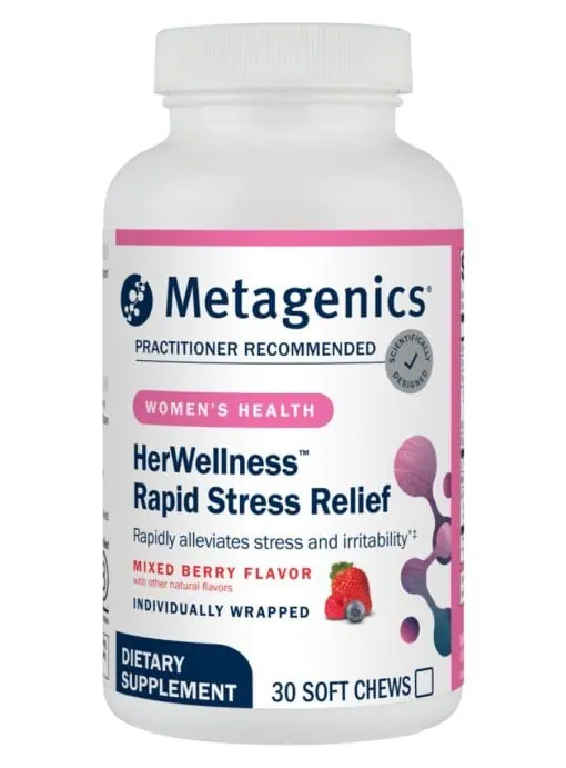 Metagenics HerWellness(TM) Rapid Stress Relief -- stress relief, hormonal balance.