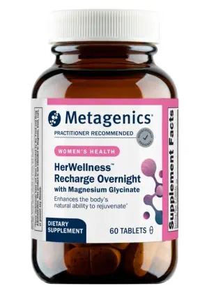 Metagenics HerWellness(TM) Recharge Overnight -- hormone balance, stress relief.