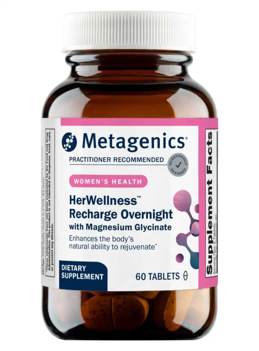 Metagenics HerWellness(TM) Recharge Overnight -- hormone balance, stress relief.