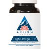 Ayush Herbs High Omega-3(TM) Fish Oil -- omega-3 fish oil, healthy fats.
