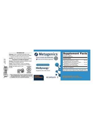 Metagenics HisSynergy(TM) -- male vitality, sexual health. - Back