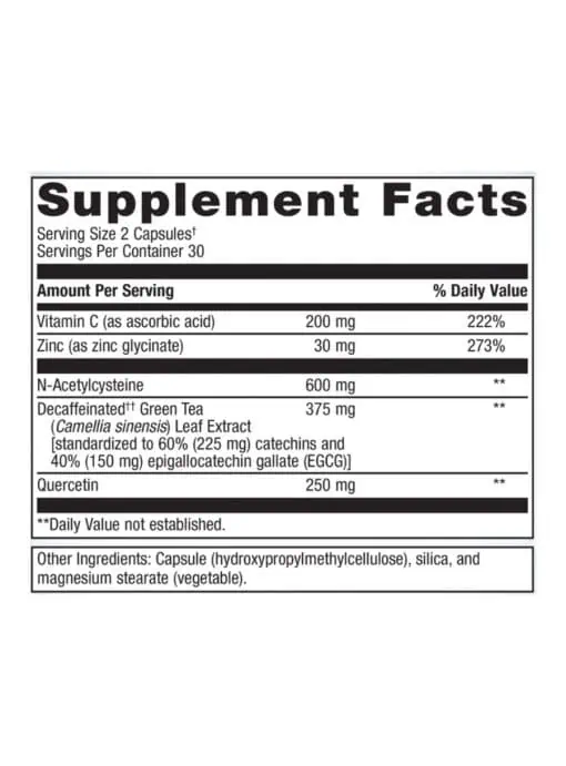 Metagenics Immune Active(TM) -- immune support, antioxidant support. - Back