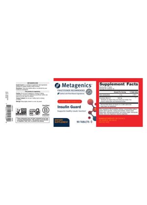 Metagenics Insulin Guard -- insulin support, metabolic health. - Back