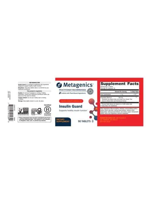 Metagenics Insulin Guard -- insulin support, metabolic health. - Back