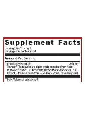 Metagenics Kaprex(R) -- joint support, plant-based solution. - Back