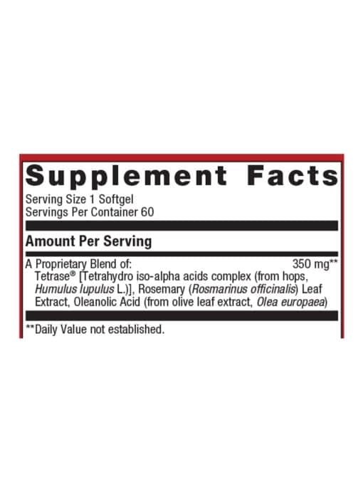 Metagenics Kaprex(R) -- joint support, plant-based solution. - Back