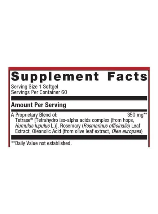 Metagenics Kaprex(R) -- joint support, plant-based solution. - Back