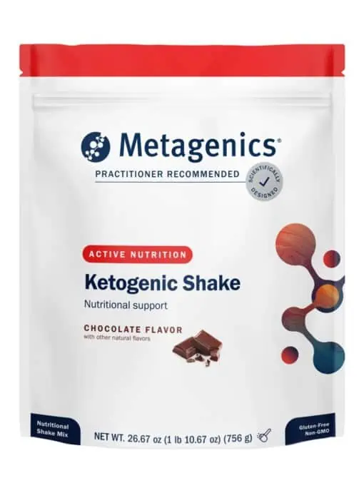 Metagenics Ketogenic Shake - Chocolate -- ketogenic shake, low carb shake