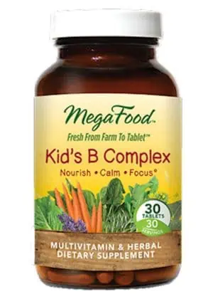 MegaFood Kid's B Complex -- cognitive focus, calm
