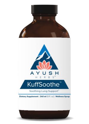 Ayush Herbs KuffSoothe -- immune support, cough relief.