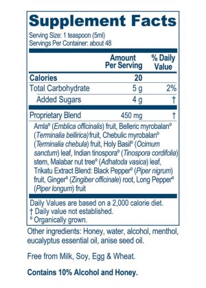 Ayush Herbs KuffSoothe -- immune support, cough relief. - Back
