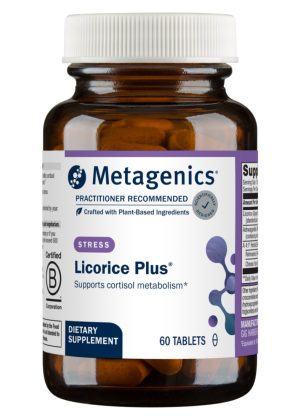 Metagenics Licorice Plus(R) -- cortisol metabolism support, stress management.