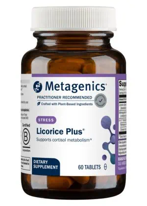 Metagenics Licorice Plus(R) -- cortisol metabolism support, stress management.