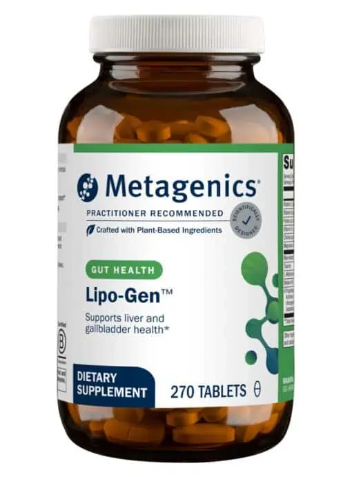 Metagenics Lipo-Gen(TM) -- liver health, gallbladder support.