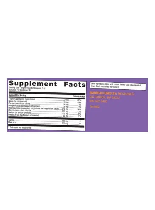 Metagenics MagActive Magnesium Muscle -- muscle support, magnesium supplement. - Back