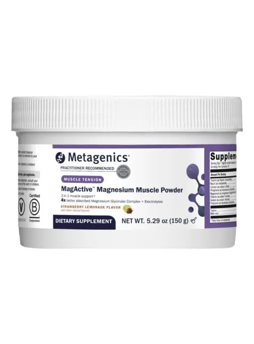 Metagenics MagActive Magnesium Muscle -- muscle support, magnesium supplement.