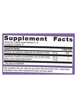 Metagenics MagActive Magnesium Night Powder -- sleep support, magnesium supplement. - Back