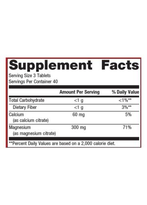 Metagenics Magnesium Citrate(TM) -- magnesium supplement, muscle support. - Back