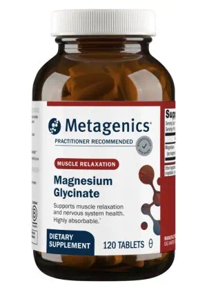 Metagenics Magnesium Glycinate -- magnesium supplement, absorbable magnesium.