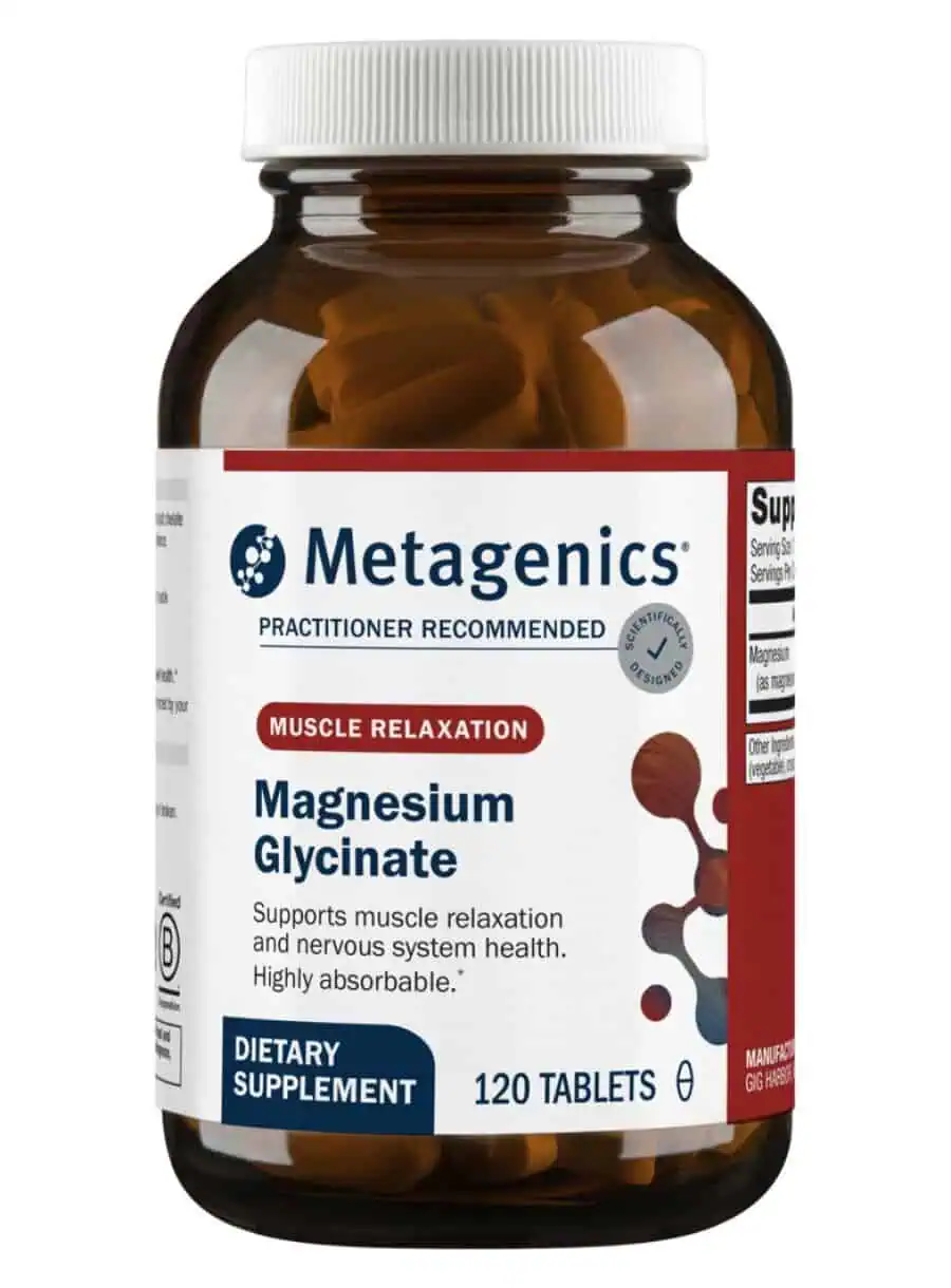 Metagenics Magnesium Glycinate -- magnesium supplement, absorbable magnesium.