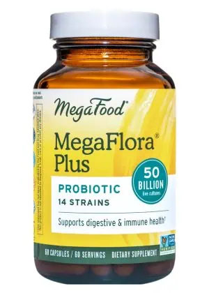 MegaFood MegaFlora(R) Plus -- probiotic supplement, digestive health
