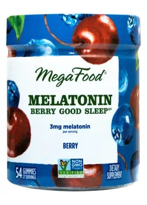 MegaFood Melatonin Berry Good Sleep(R) -- melatonin gummies, sleep support