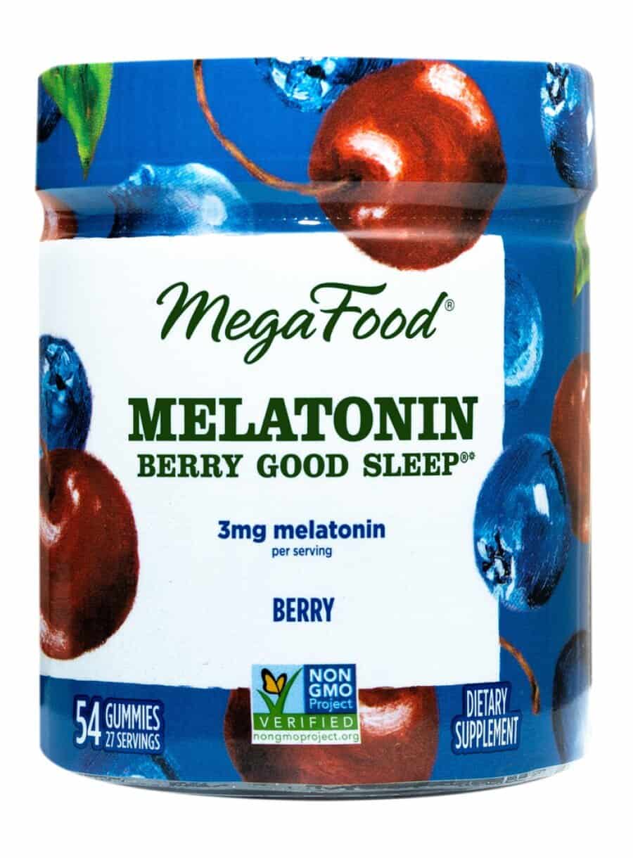 MegaFood Melatonin Berry Good Sleep(R) -- melatonin gummies, sleep support