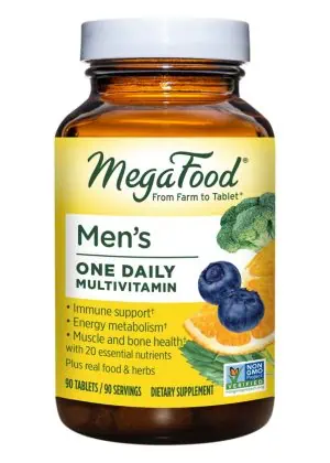 MegaFood Men's One Daily -- multivitamin, men's health
