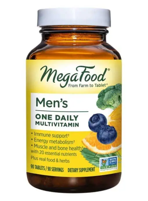 MegaFood Men's One Daily -- multivitamin, men's health
