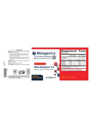 Metagenics Meta-Sitosterol(TM) 2.0 -- heart health, cholesterol support. - Back