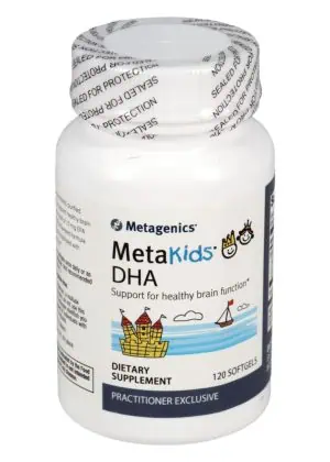 Metagenics MetaKids(R) DHA -- omega-3 supplement, children's health.