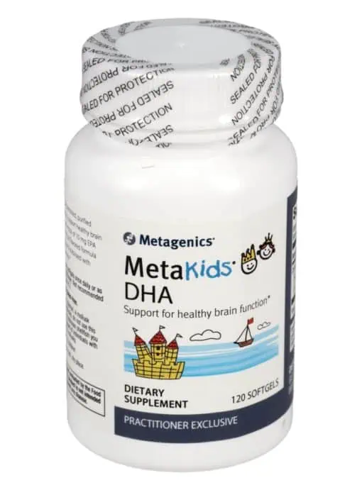Metagenics MetaKids(R) DHA -- omega-3 supplement, children's health.