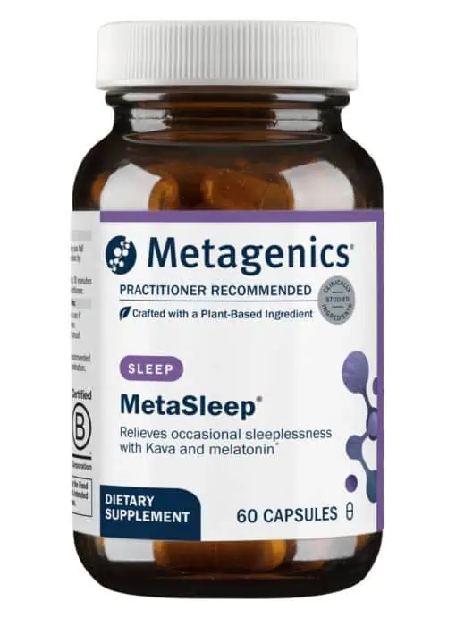 Metagenics MetaSleep -- sleep support, relaxation.