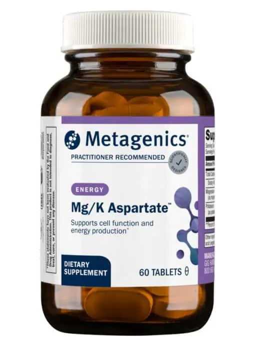 Metagenics Mg/K Aspartate(TM) -- magnesium supplement, potassium supplement.