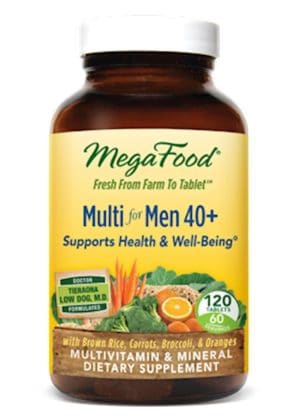 MegaFood Multi for Men 40+ -- multivitamin for men, iron-free formula