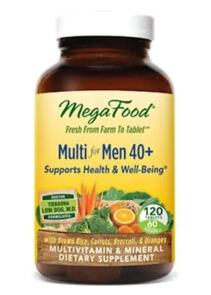 MegaFood Multi for Men 40+ -- multivitamin for men, iron-free formula