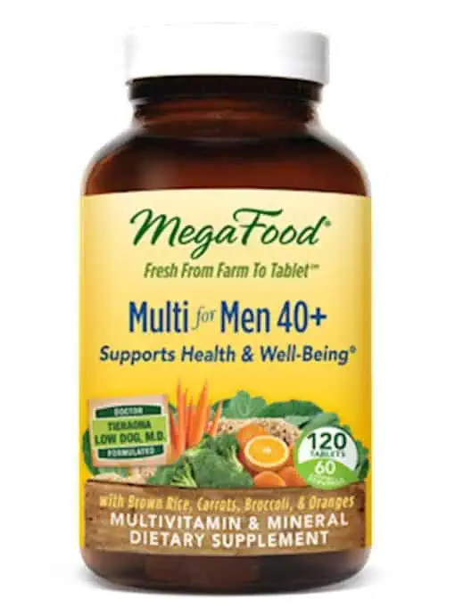 MegaFood Multi for Men 40+ -- multivitamin for men, iron-free formula