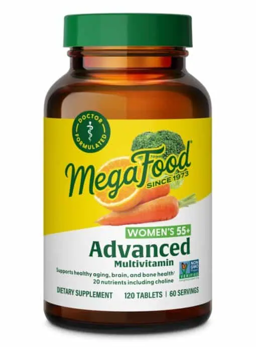 Megafood Multi for Women 55+ -- multivitamin, women's health