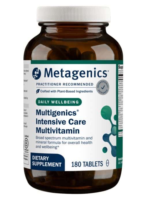 Metagenics Multigenics(R) Intensive Care Multivitamin -- multivitamin, dietary supplement.