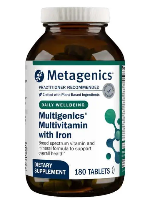 Metagenics Multigenics(R) Multivitamin with Iron -- multivitamin, iron supplement