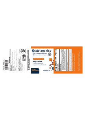 Metagenics Mycotaki(R) -- mushroom supplement, immune support. - Back