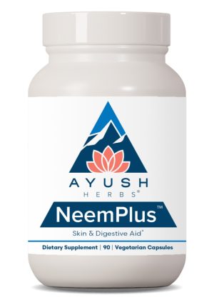 Ayush Herbs Neem Plus(TM) -- immune support, digestive aid.
