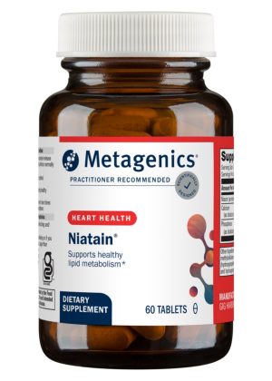 Metagenics Niatain(R) -- niacin supplement, lipid metabolism support.