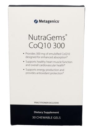 Metagenics NutraGems(R) CoQ10 300 -- CoQ10 supplement, heart health.