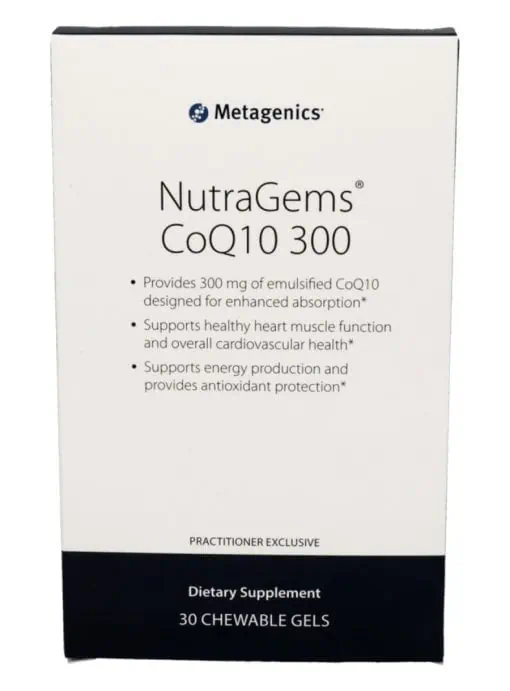 Metagenics NutraGems(R) CoQ10 300 -- CoQ10 supplement, heart health.